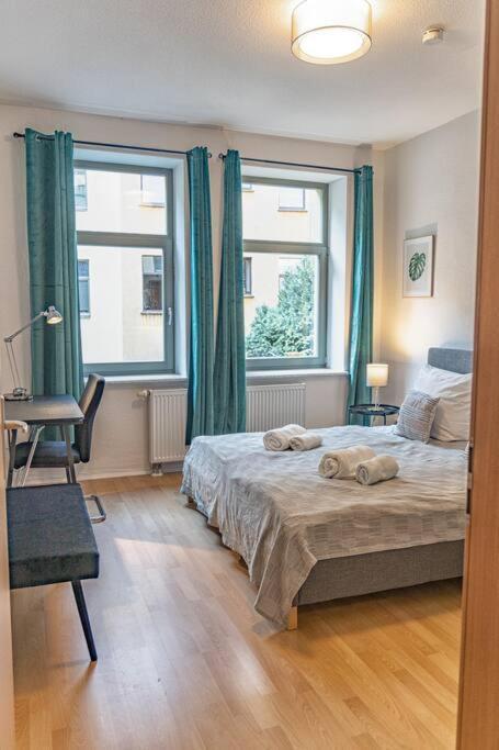 Blue Chili 23 - Modern, Zentral, Mit Balkon Apartment Magdeburg Exterior photo